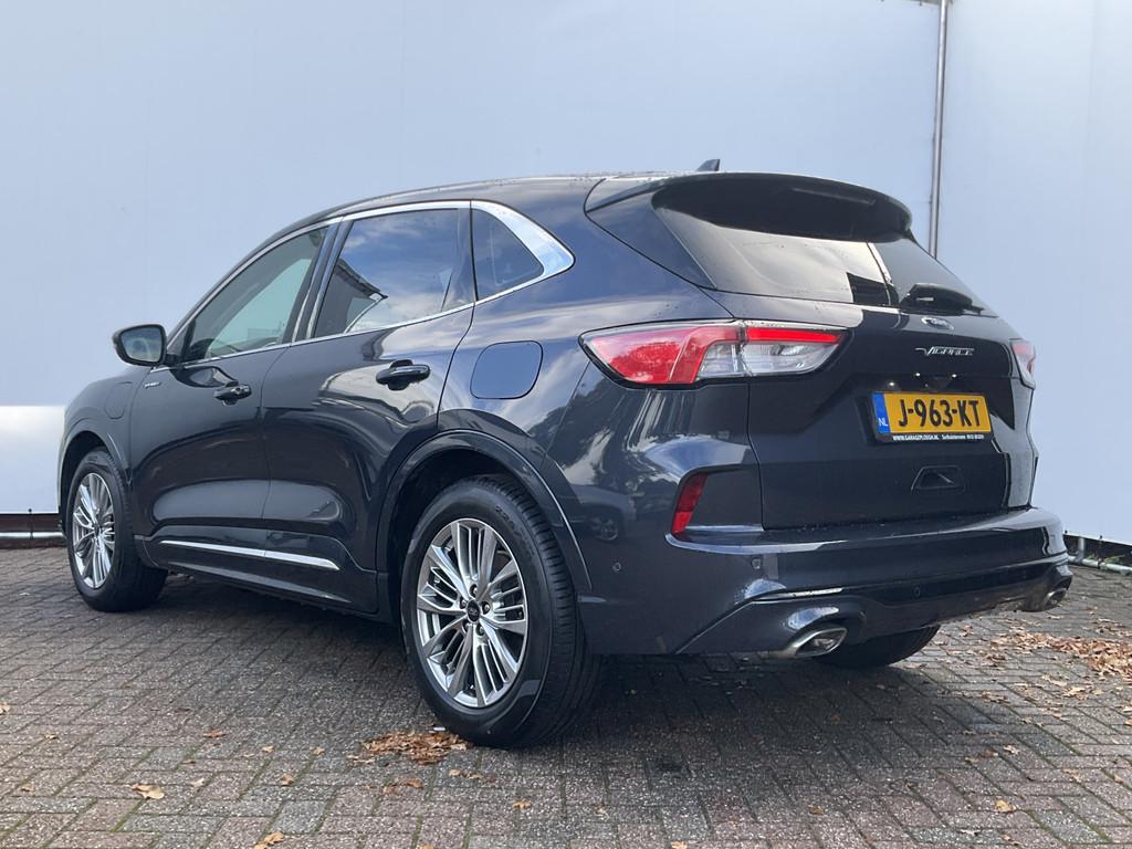 Ford Kuga 2.5 PHEV 264pk Vignale B&O HUD Leer Stoel/Stuurver, 72 km, 4 cilinders, Blauw, Hybride Elektrisch/Benzine