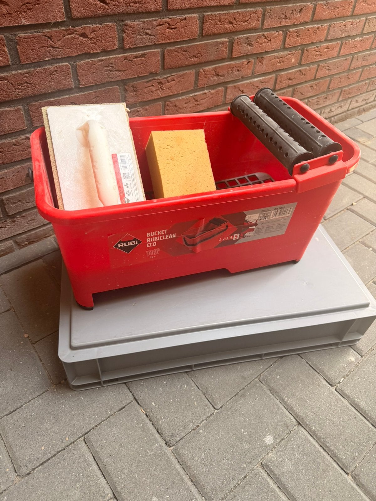 Rubi Maxiclean kit inwasset 20L, Ophalen, Overige typen, Minder dan 20 cm, Zo goed als nieuw