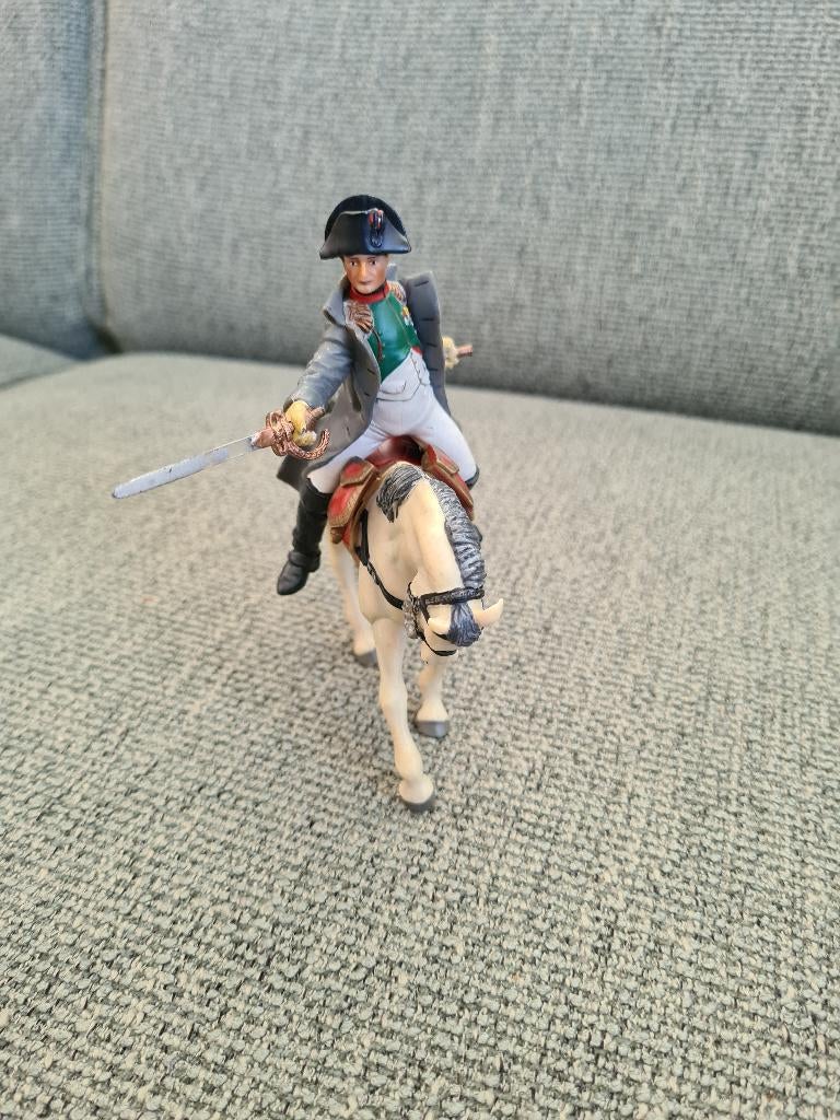 Napoleon papo pvc poppetje met paard horse, Verzamelen, Poppetjes en Figuurtjes, Ophalen of Verzenden, Nvt, Nvt, Papo