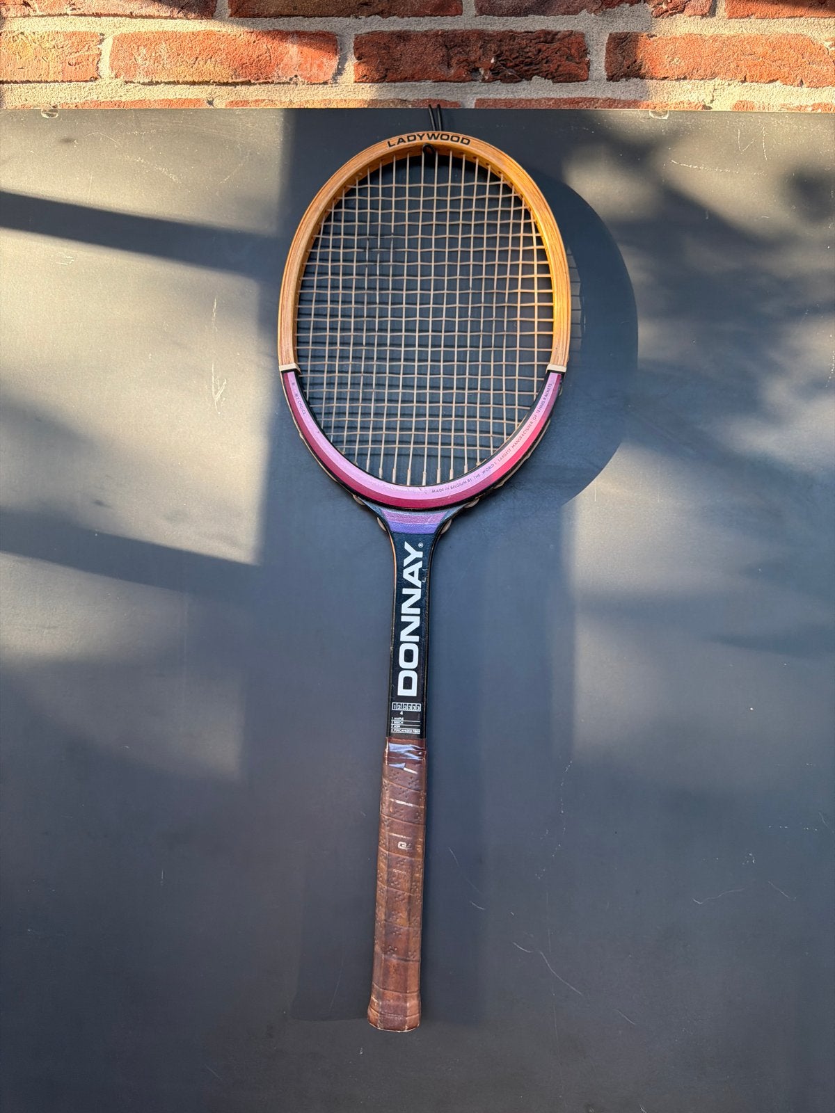 Vintage Donnay Ladywood Tennisracket - Houten Racket, Ophalen of Verzenden, Gebruikt, Racket, Overige merken