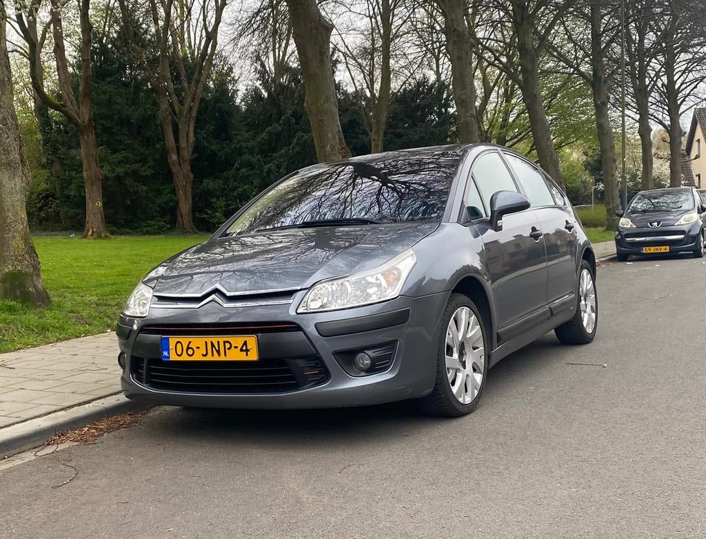 Citroën C4 1.6 VTI Berline 2009 Grijs, Voorwielaandrijving, 1550 kg, 4 cilinders, Origineel Nederlands