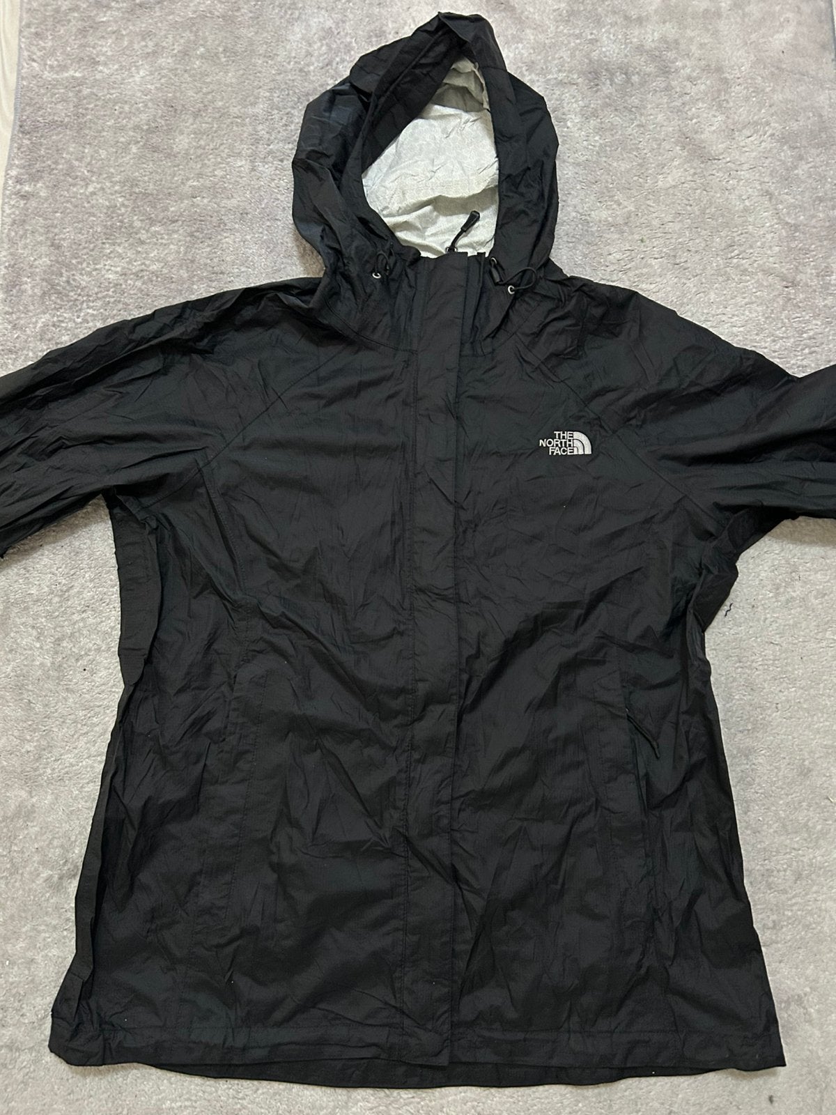 The north face dames jas maat L, Verzenden, Gedragen, Maat 42/44 (L), Zwart