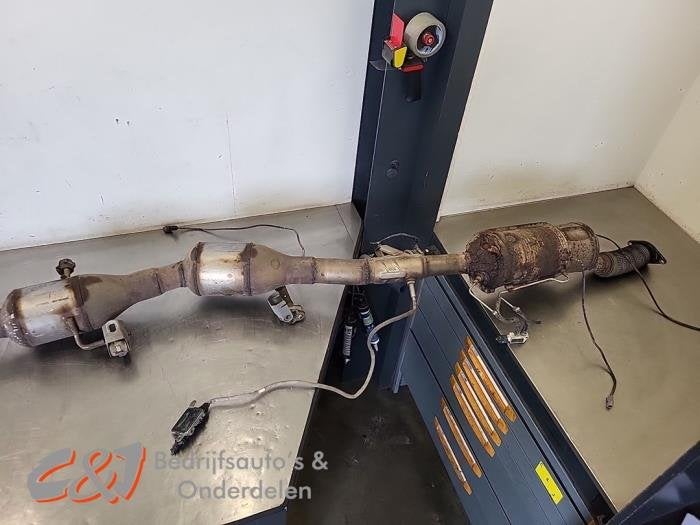 Roetfilter van een Opel Vivaro