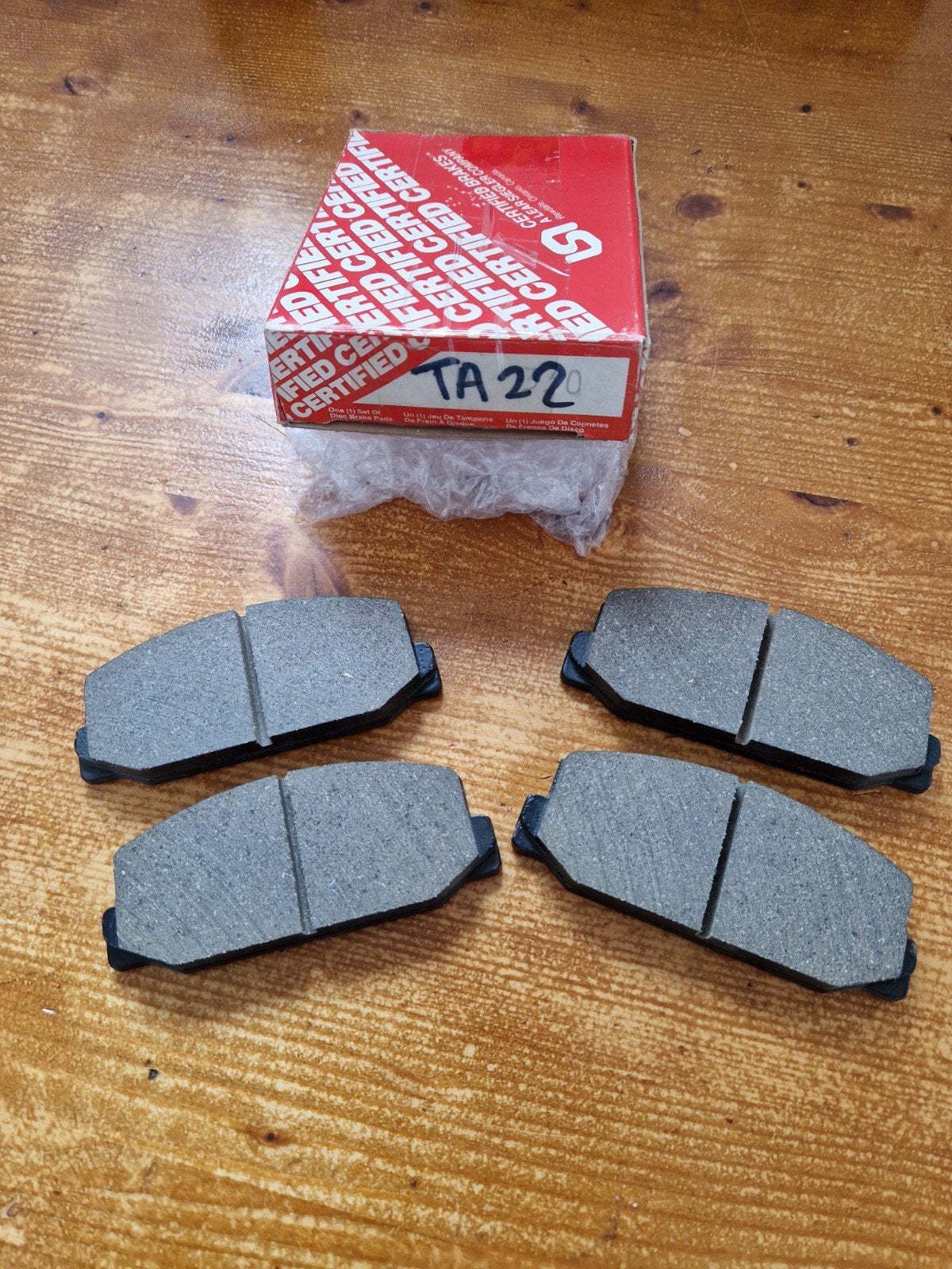 Remblokken Toyota carina ta12 ta14 celica ta22 ta23 ta28, Ophalen of Verzenden, Nieuw, Toyota