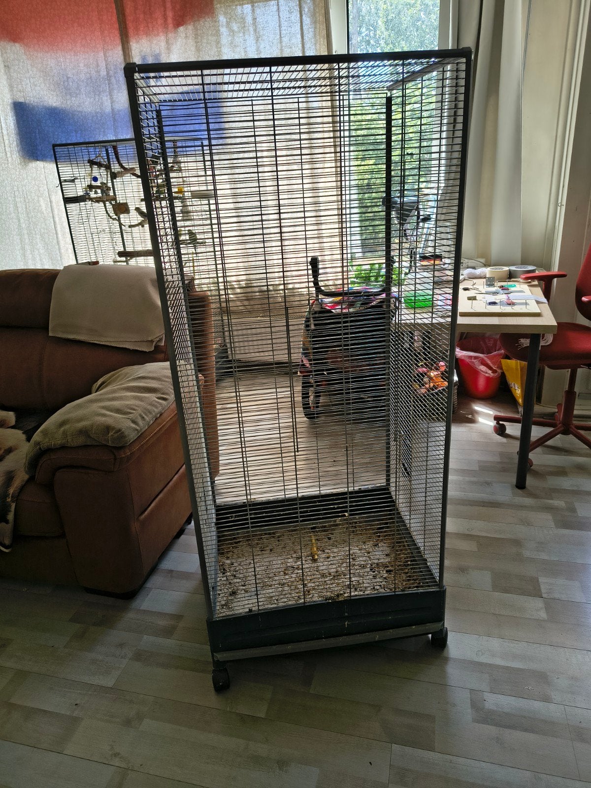 Kamer volière., Dieren en Toebehoren, Ophalen, Gebruikt, Aluminium, Volière