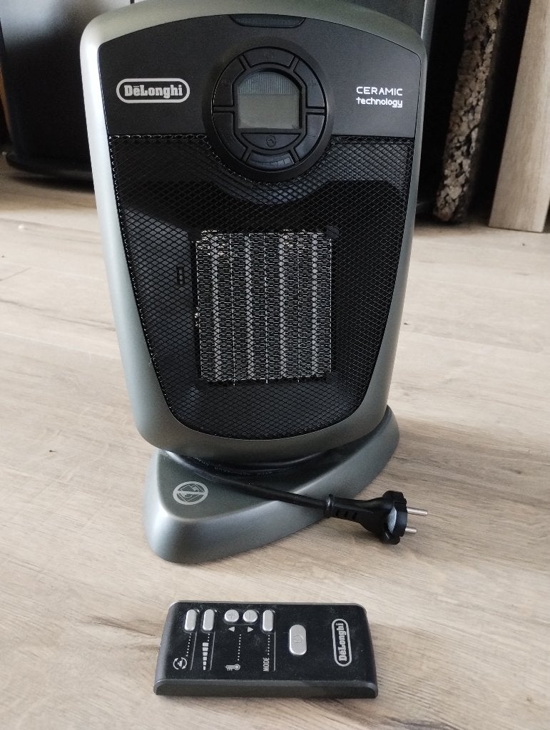 De'Longhi Keramische Kachel met Afstandsbediening, Ophalen, Gebruikt, Overige soorten, Elektrisch