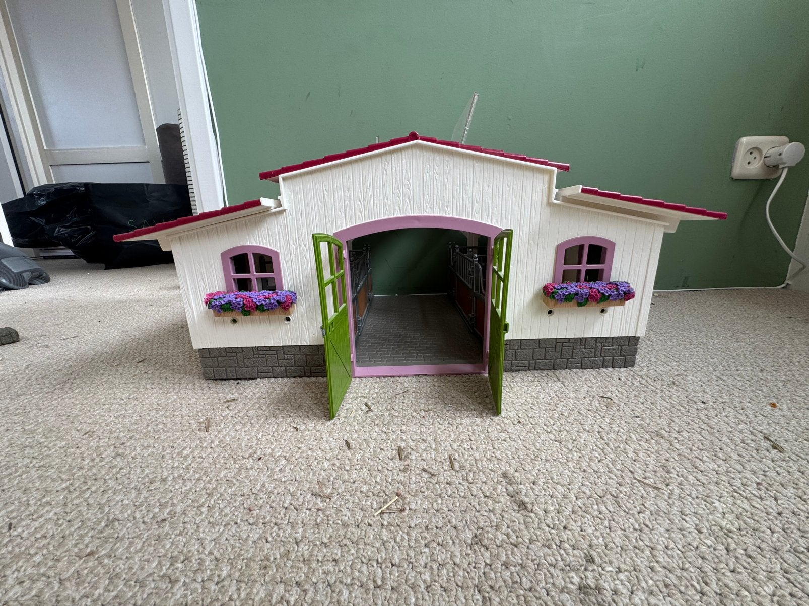 Schleich manege met paardjes, Ophalen, Zo goed als nieuw, Jongen of Meisje