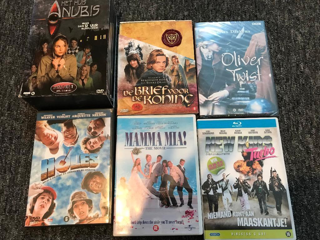 Diverse DVD titels kinder-jeugd Anubis (set), Mama Mia etc., Alle leeftijden, Verzenden, Zo goed als nieuw