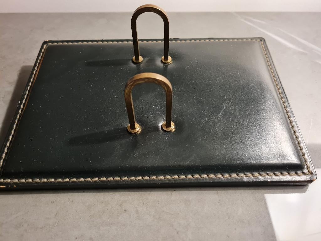 Vintage memoblokhouder - groen, Ophalen of Verzenden, Huis en Inrichting
