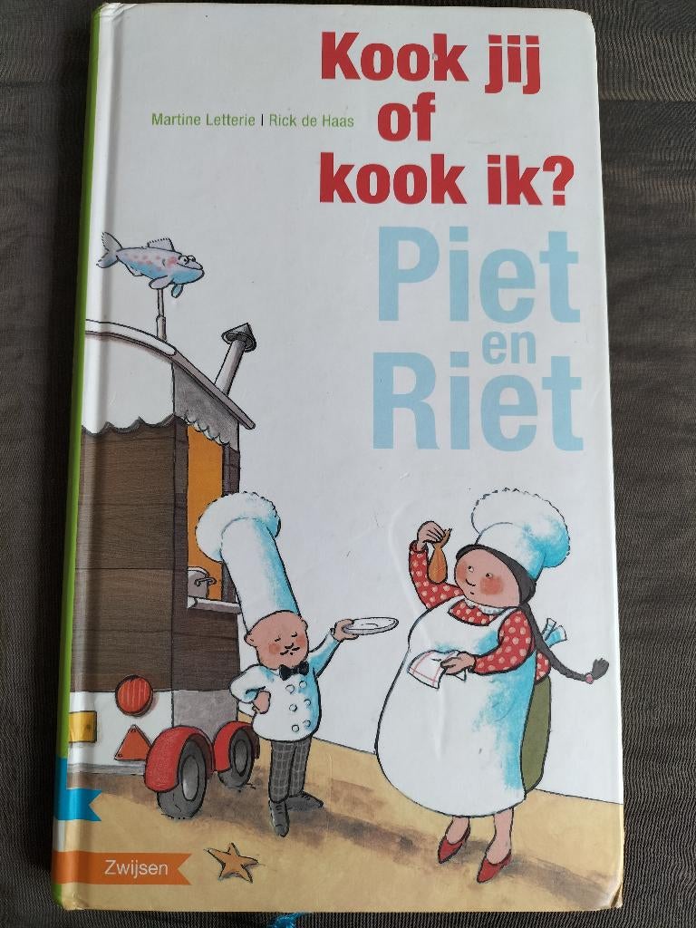 Kook jij of kook ik? Piet en Riet / AVI Start meegroeiboek, Boeken, Ophalen of Verzenden, Zo goed als nieuw, Martine Letterie