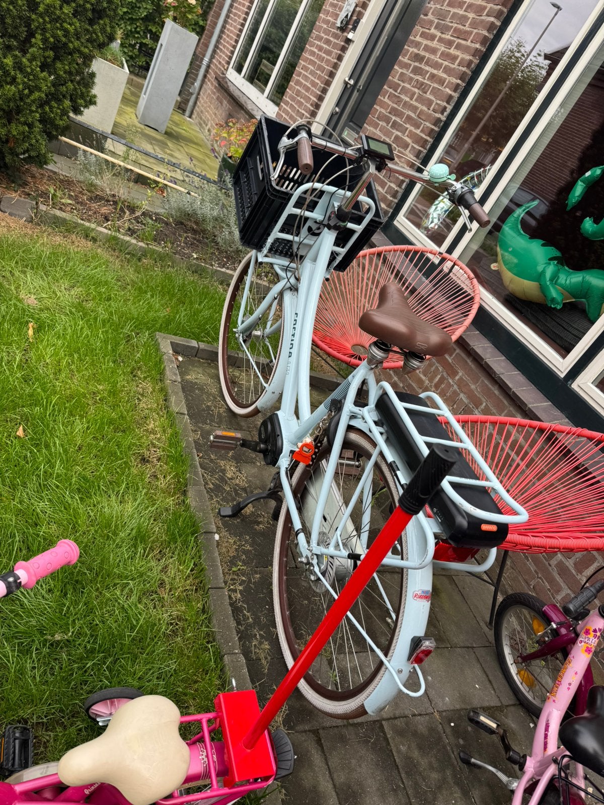 Kapotte elektrische fiets Cortina, Ophalen, Gebruikt