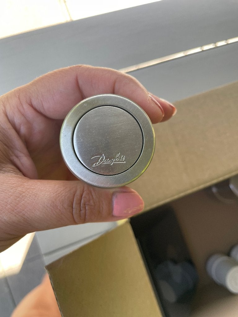 Diverse Danfoss Drayton radiatorthermostaatknoppen, Ophalen of Verzenden, Zo goed als nieuw