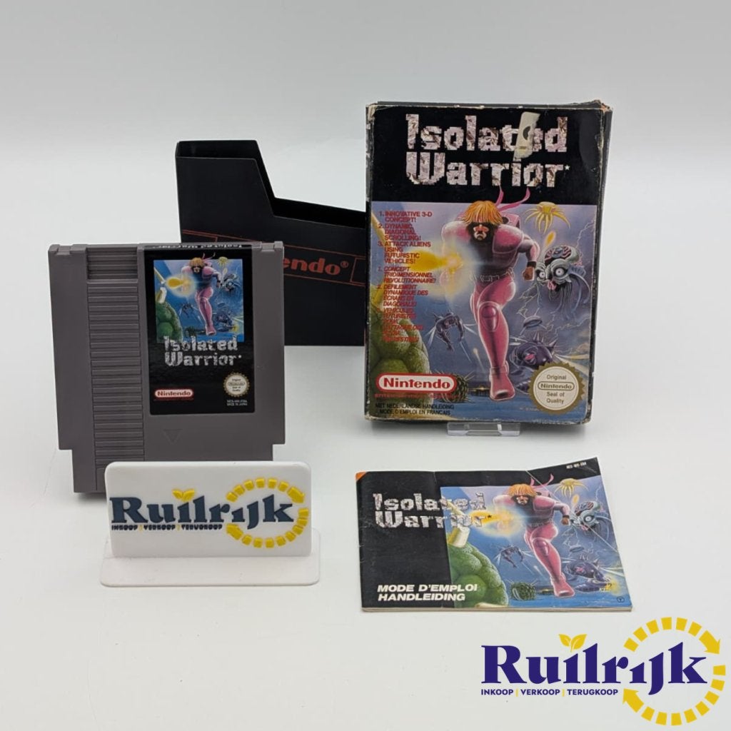 Isolated Warrior - Nintendo NES Game met doosje en boekje, Spelcomputers en Games, Games | Nintendo NES, Nintendo, Zo goed als nieuw