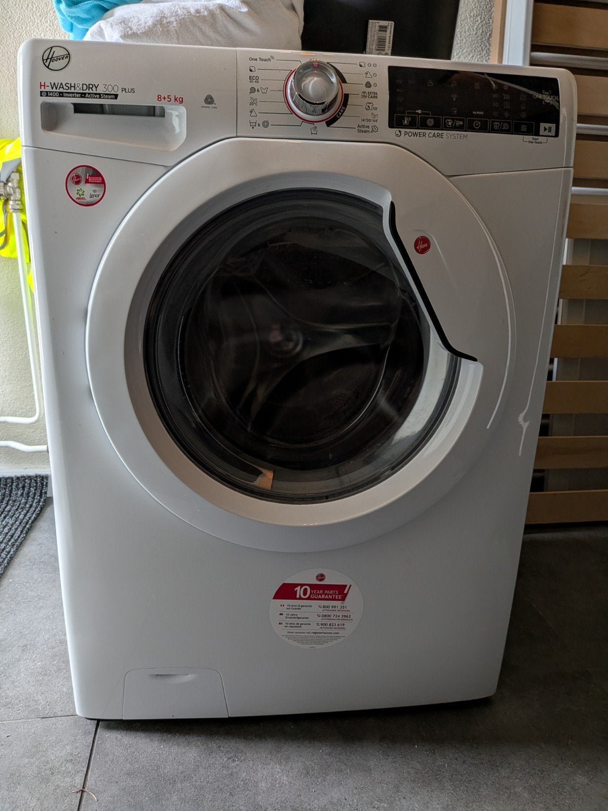 Hoover H-WASH&DRY 300 PLUS Wasmachine - 8+5 kg, Witgoed en Apparatuur, Wasmachines, 1200 tot 1600 toeren, 8 tot 10 kg, Ophalen of Verzenden