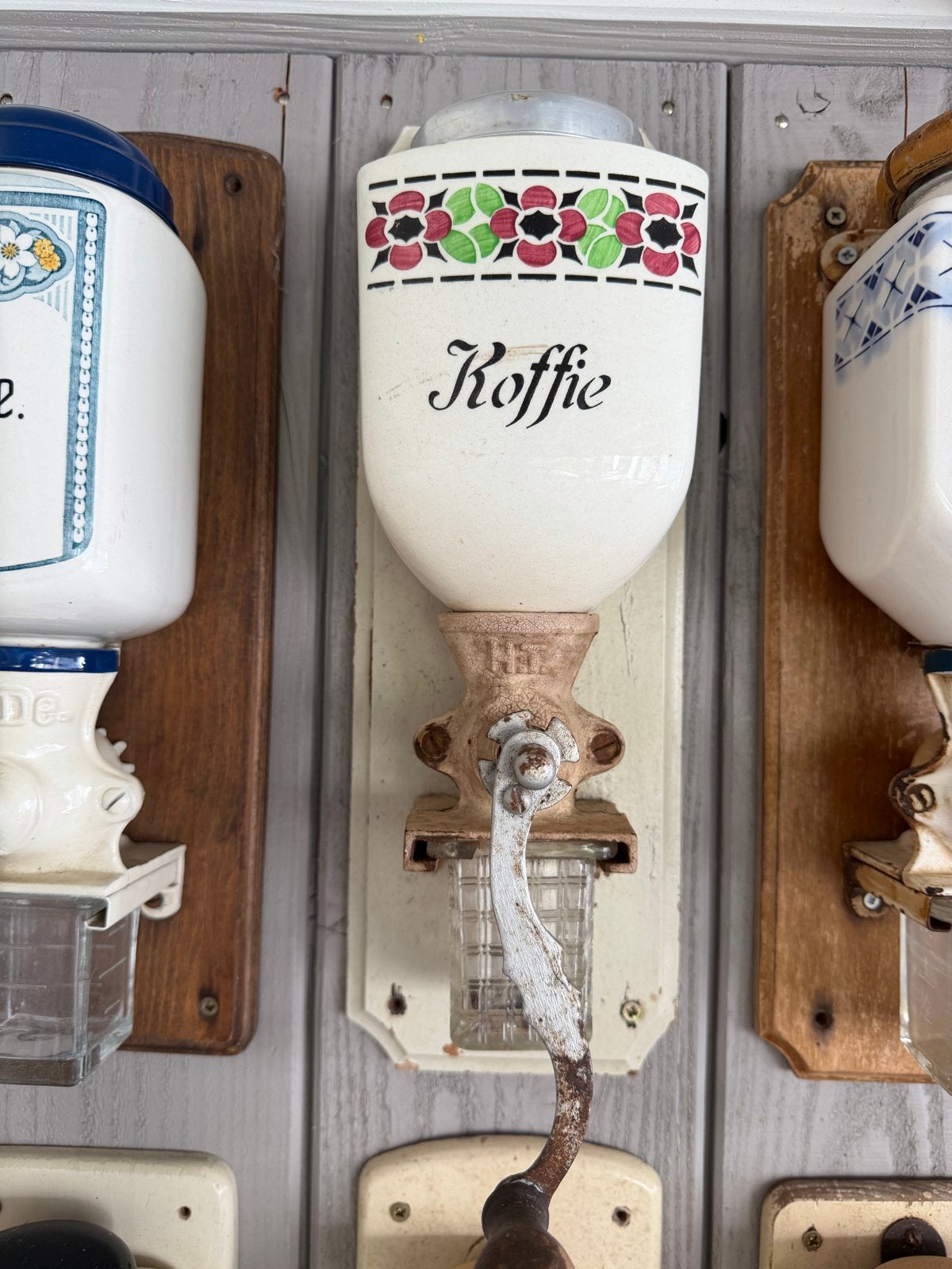 Antieke Wandkoffiemolen - Vintage Koffiebonenmaler, Ophalen of Verzenden