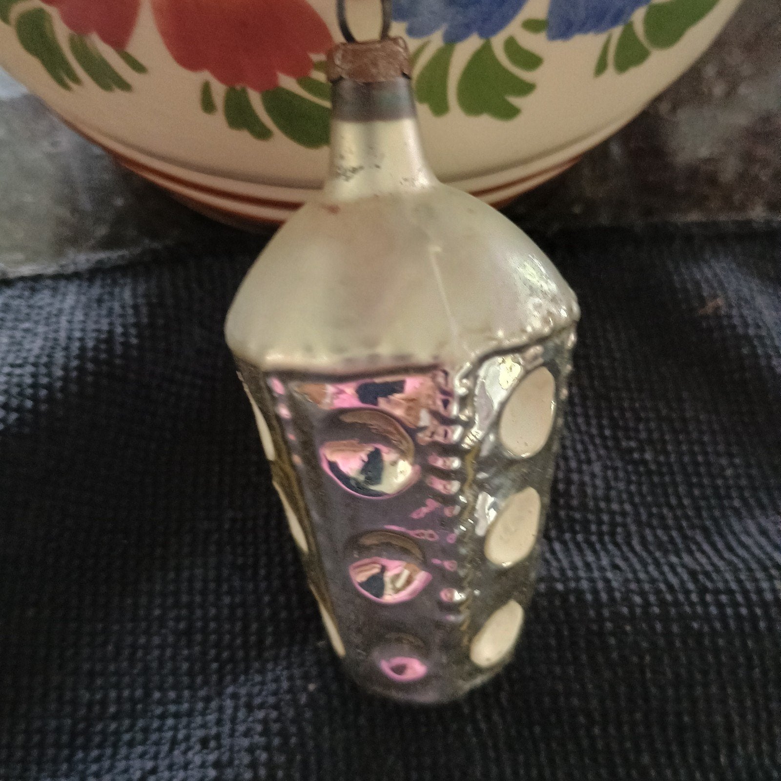 Antieke kerstbal jaren 50-60, Ophalen of Verzenden