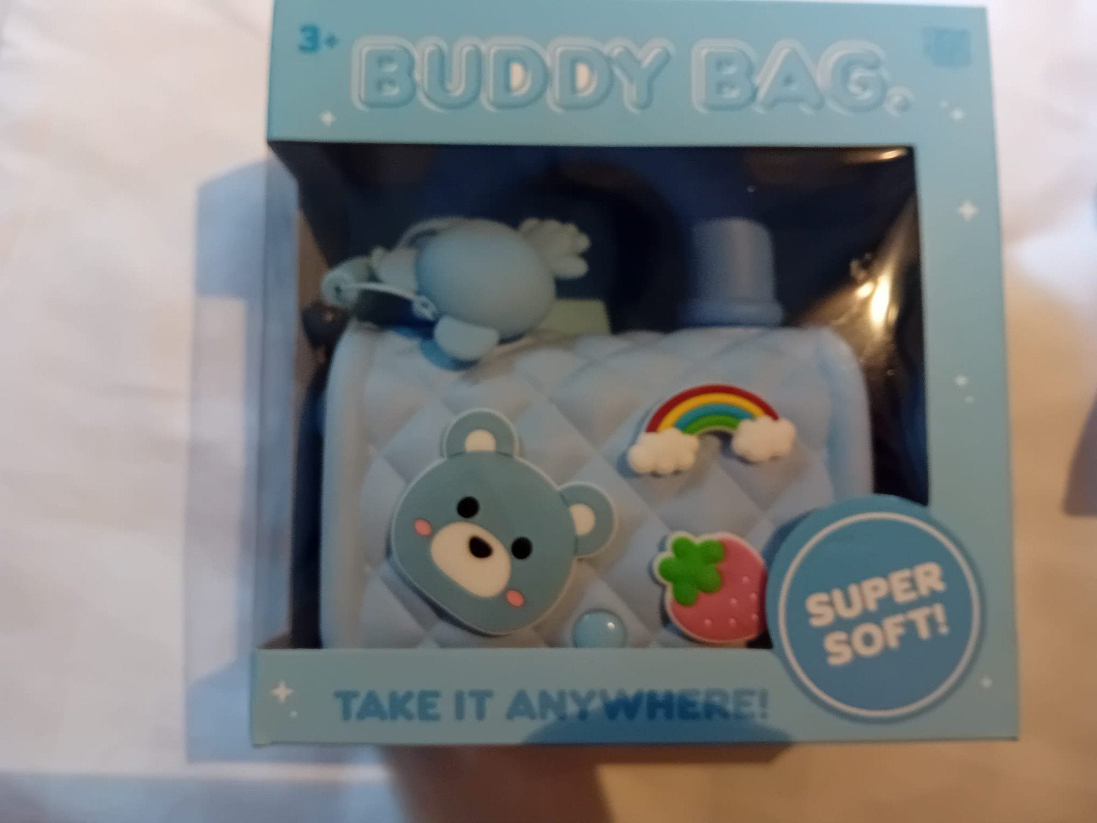 Buddy Bag - Super Zachte Tas met Leuke Bedeltjes, Ophalen, Nieuw, Jongen of Meisje