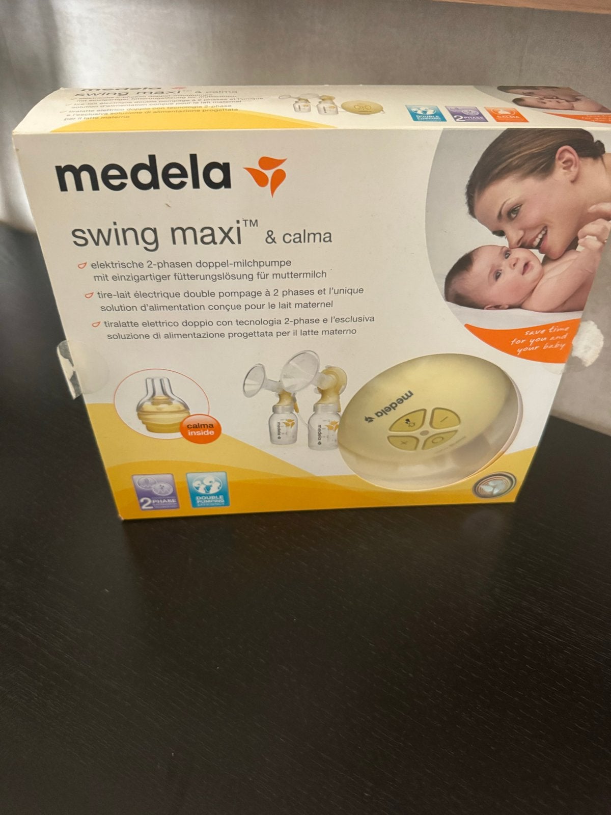 Medela Swing Maxi & Calma dubbele elektrische borstkolf, Ophalen of Verzenden, Gebruikt