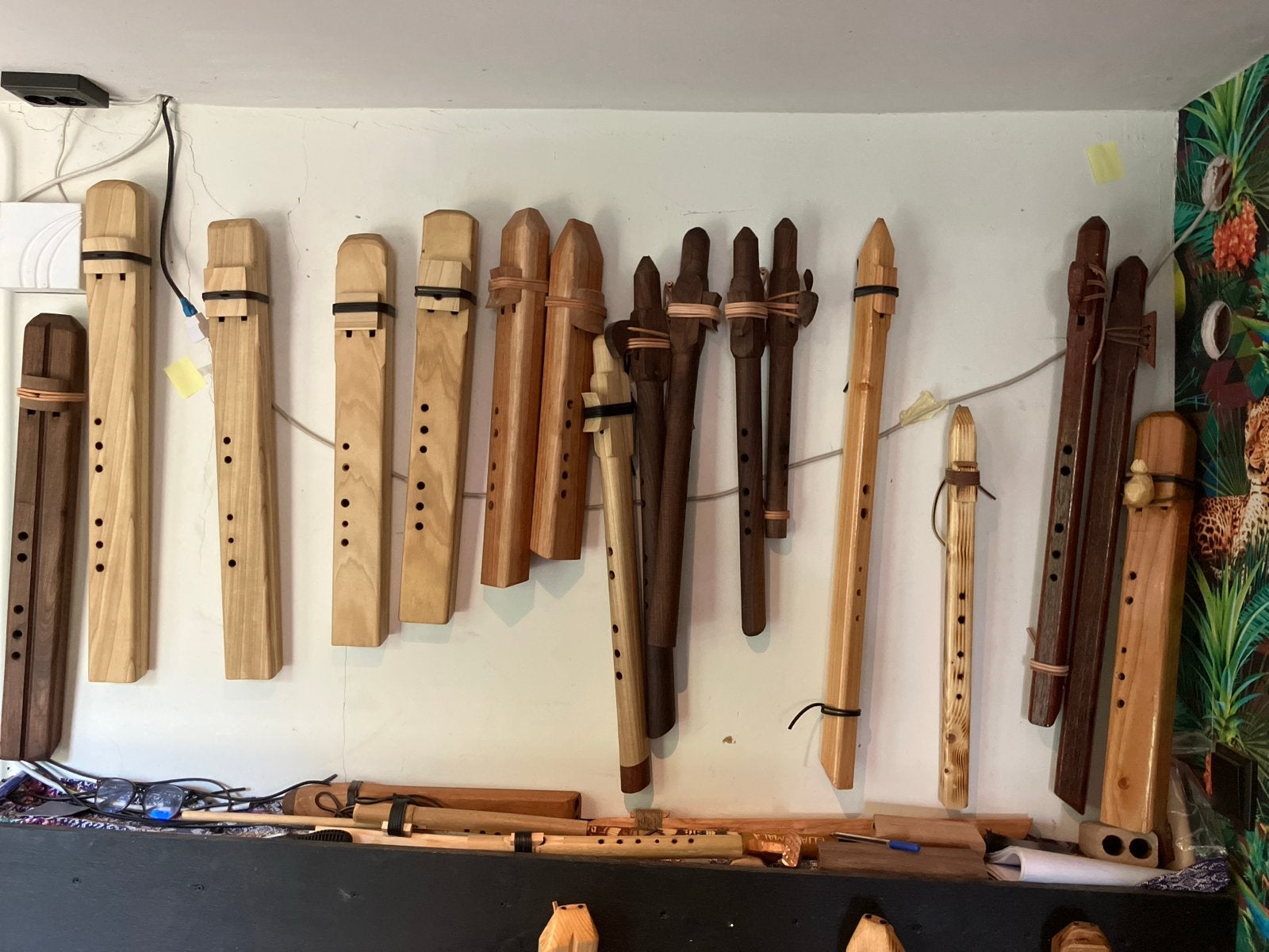 Handgemaakte Native American Flutes - Diverse Tonen & Materi, Ophalen, Nieuw, Houtblazer