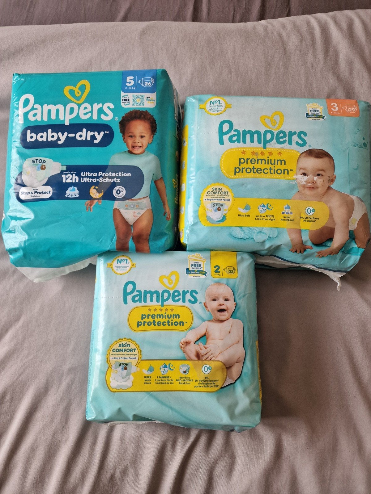 Pampers, maat 2, 3 en 5, Ophalen of Verzenden, Nieuw, Overige typen