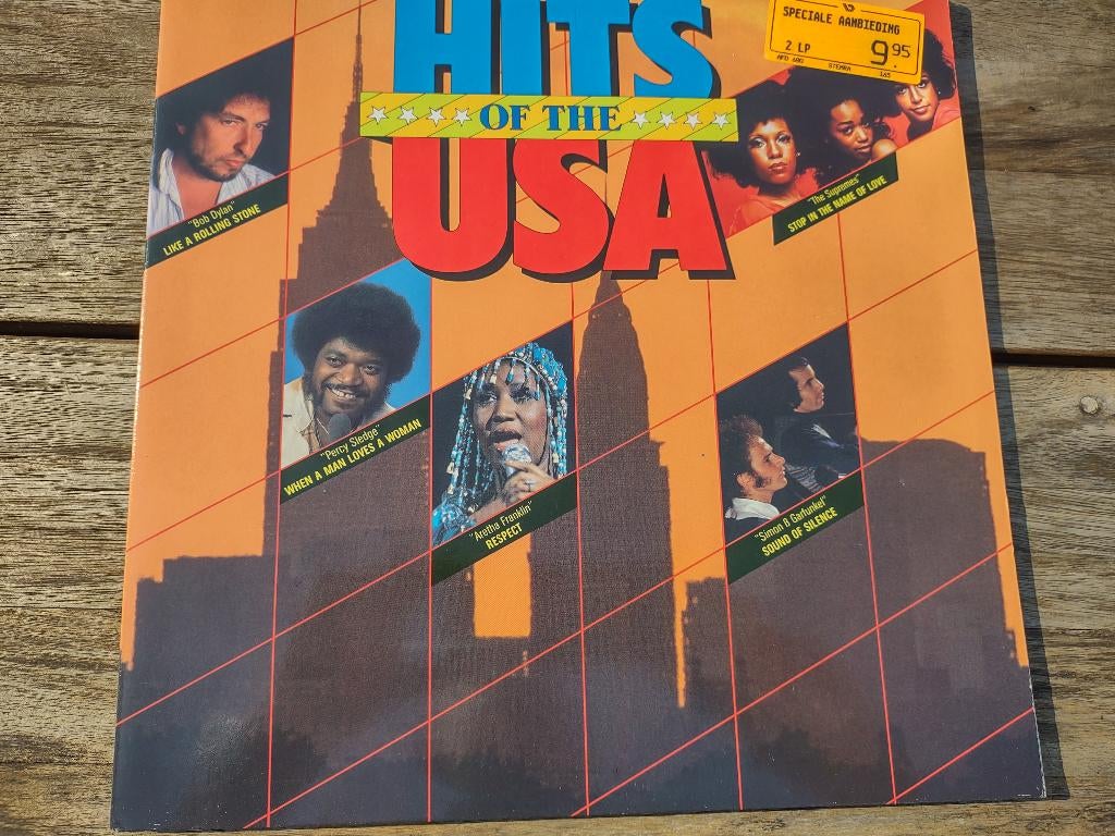 2 LP - Hits of the U.S.A., Cd's en Dvd's, Ophalen of Verzenden, Zo goed als nieuw, 12 inch, Overige genres