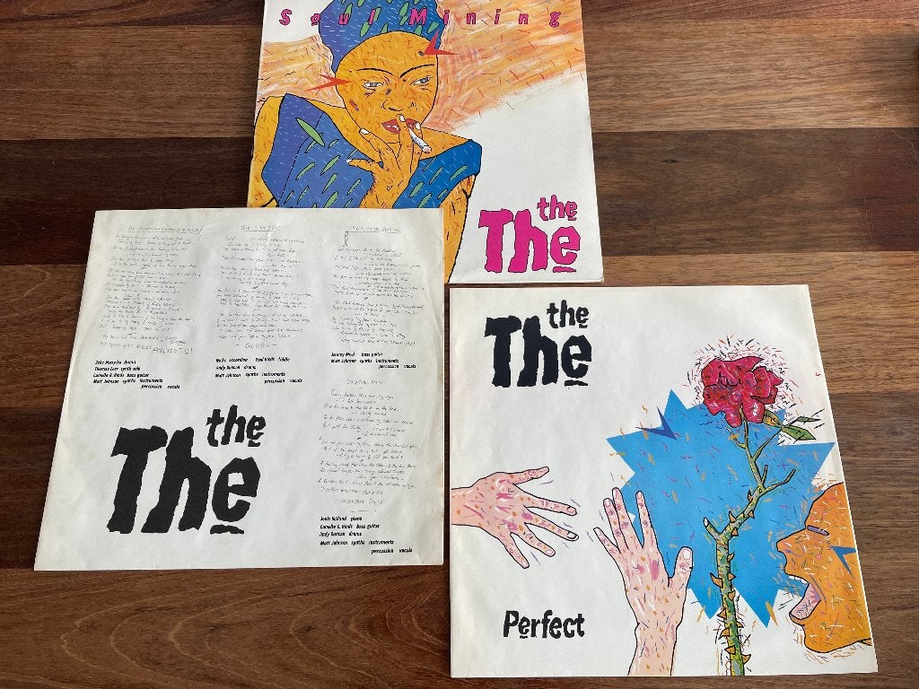 Vinyl LP+12" The The Soul Mining / Perfect ( Matt Johnson ), Cd's en Dvd's, Gebruikt, Pop, Inclusief binnenhoes, Ophalen of Verzenden