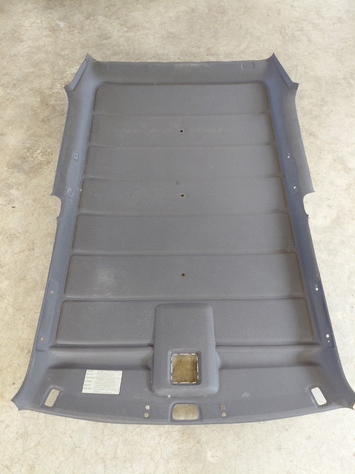 Hemelbekleding voor auto - Grijs, gebruikt, Ophalen of Verzenden, Gebruikt, Voor