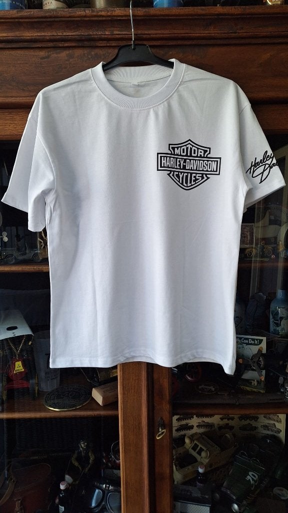Harley-Davidson T-shirt, Wit, Nieuw, Ophalen of Verzenden, Korte mouw
