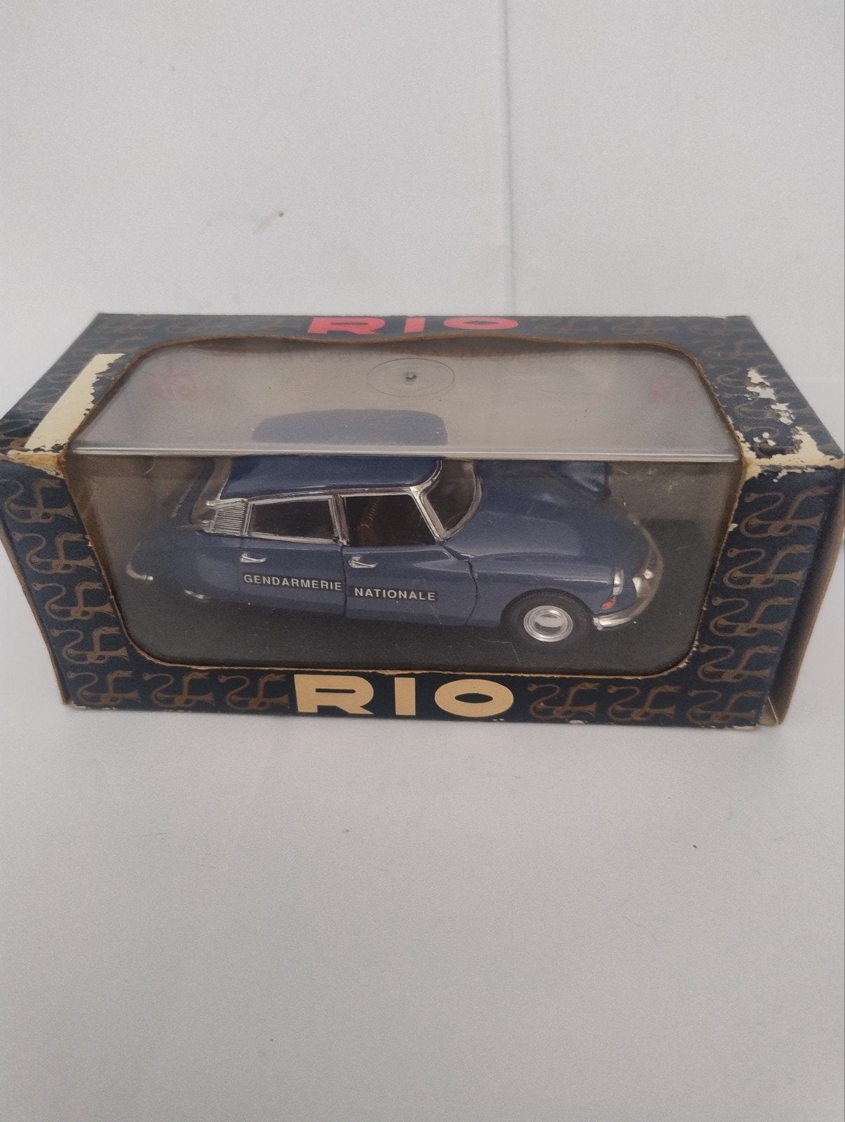 🔴 RIO Citroen DS 19 Gendarmerie Nationale 1/43 met doosje, Ophalen of Verzenden, Zo goed als nieuw