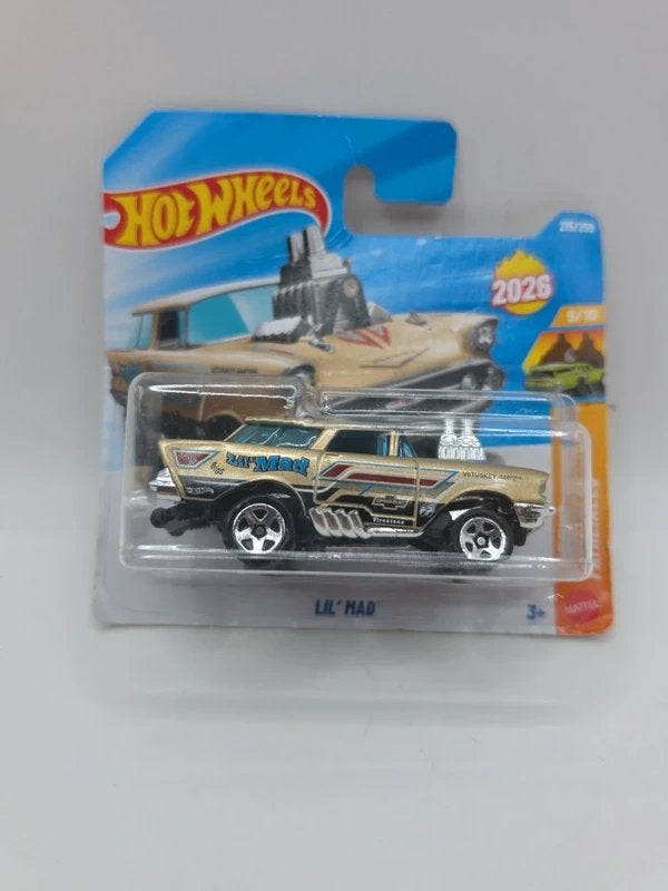 Hot Wheels Lil' Mad – Goud – HW Haulers – 2026, Hot Wheels, Nieuw, Ophalen of Verzenden, Hot Wheels