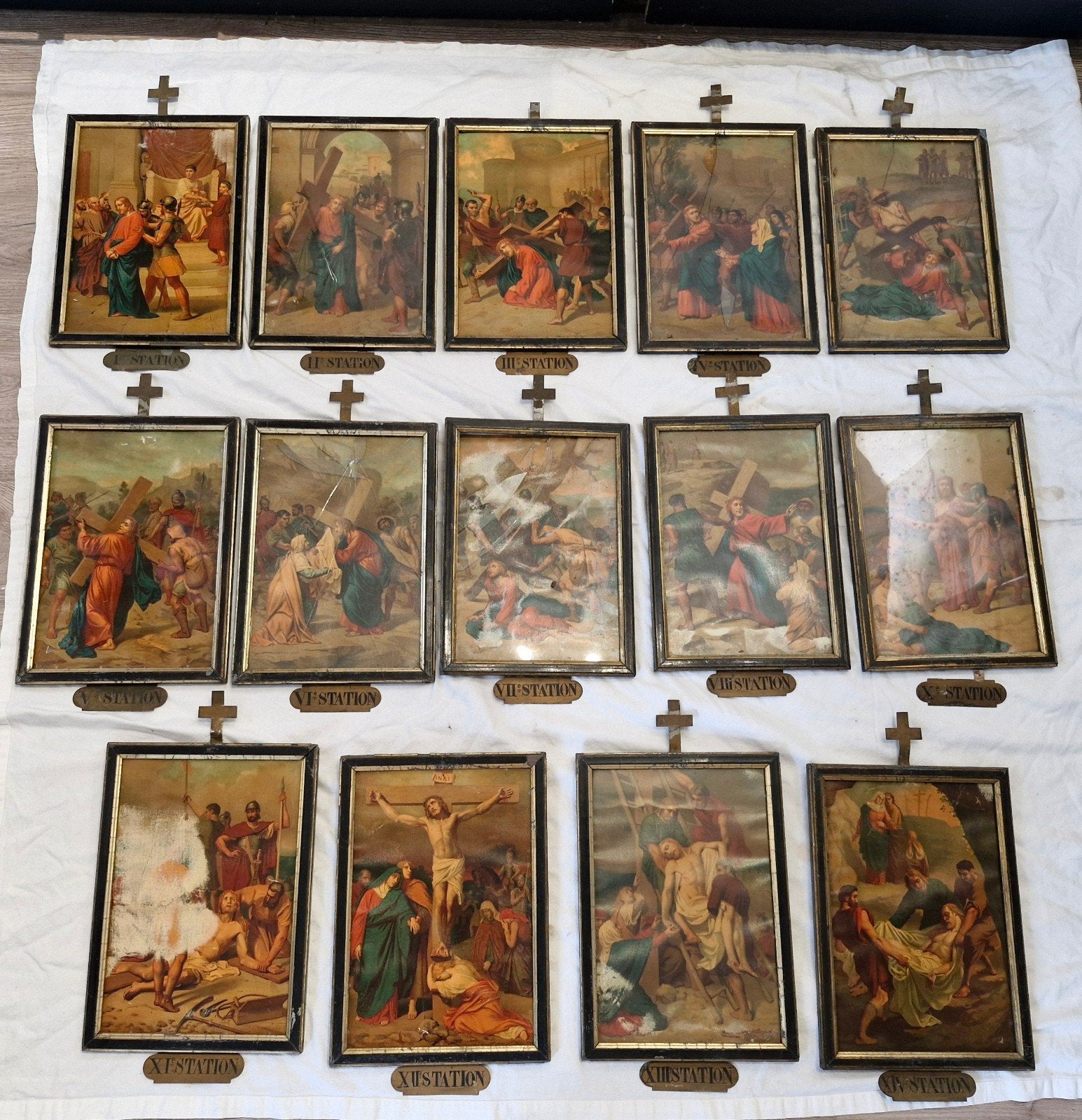 14 kruiswegstaties, Ophalen of Verzenden