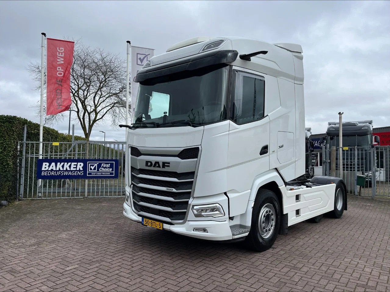 DAF XG 480 FTP 6x2 *2022* PTO-PREP - ASLAST BEWAKING - 350.0, Auto's, Vrachtwagens, Automaat, Euro 6, Wit, Origineel Nederlands