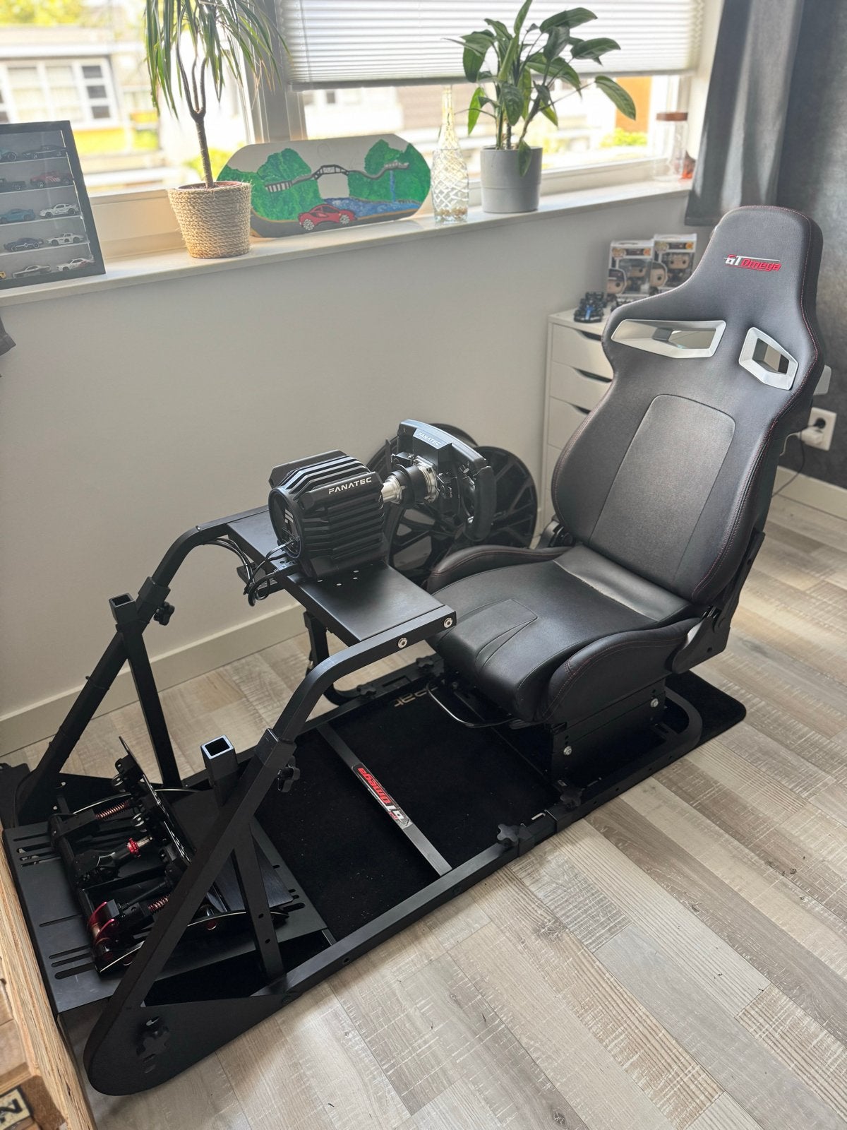 Fanatec Gran Turismo DD Pro 8nm Sim Set + GT Omega cockpit, Ophalen, Overige merken, Zo goed als nieuw