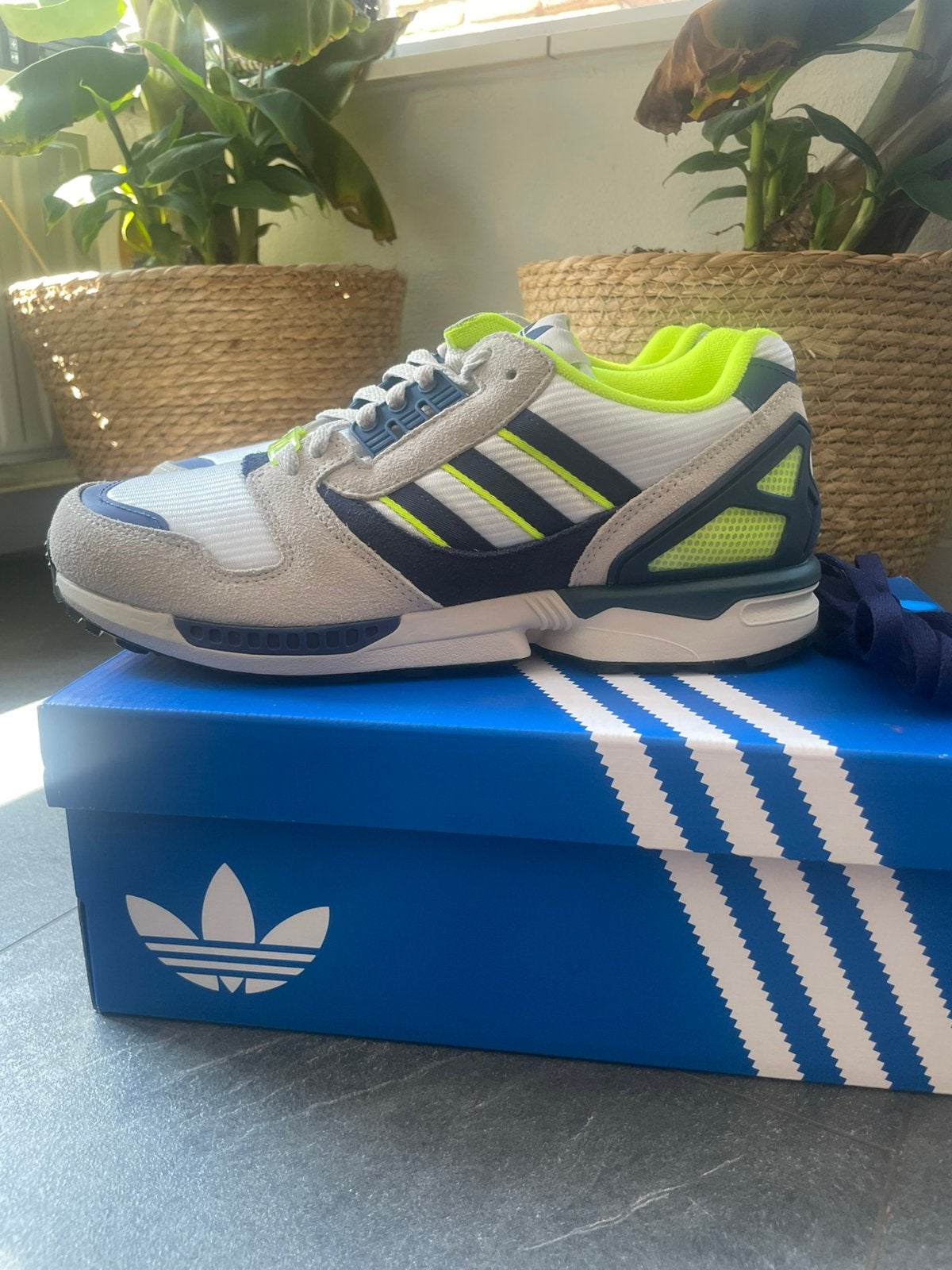 Adidas ZX8000 Torsion Blue Solar Yellow! Nieuw! Maat 42 2/3!, Overige kleuren, Nieuw, Ophalen of Verzenden, Sneakers of Gympen