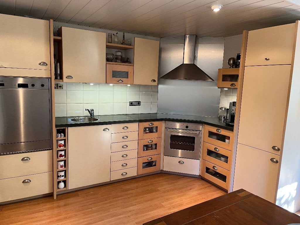 Keuken, compleet met apparatuur, landelijke stijl, Ophalen, Gebruikt, Overige kleuren, Hoekkeuken