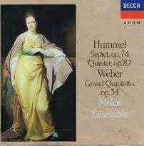 HUMMEL Septetop.74 CD MELOS ENSEMBLE DECCA NIEUWSTAAT RARE, Ophalen of Verzenden, Classicisme, Zo goed als nieuw, Kamermuziek