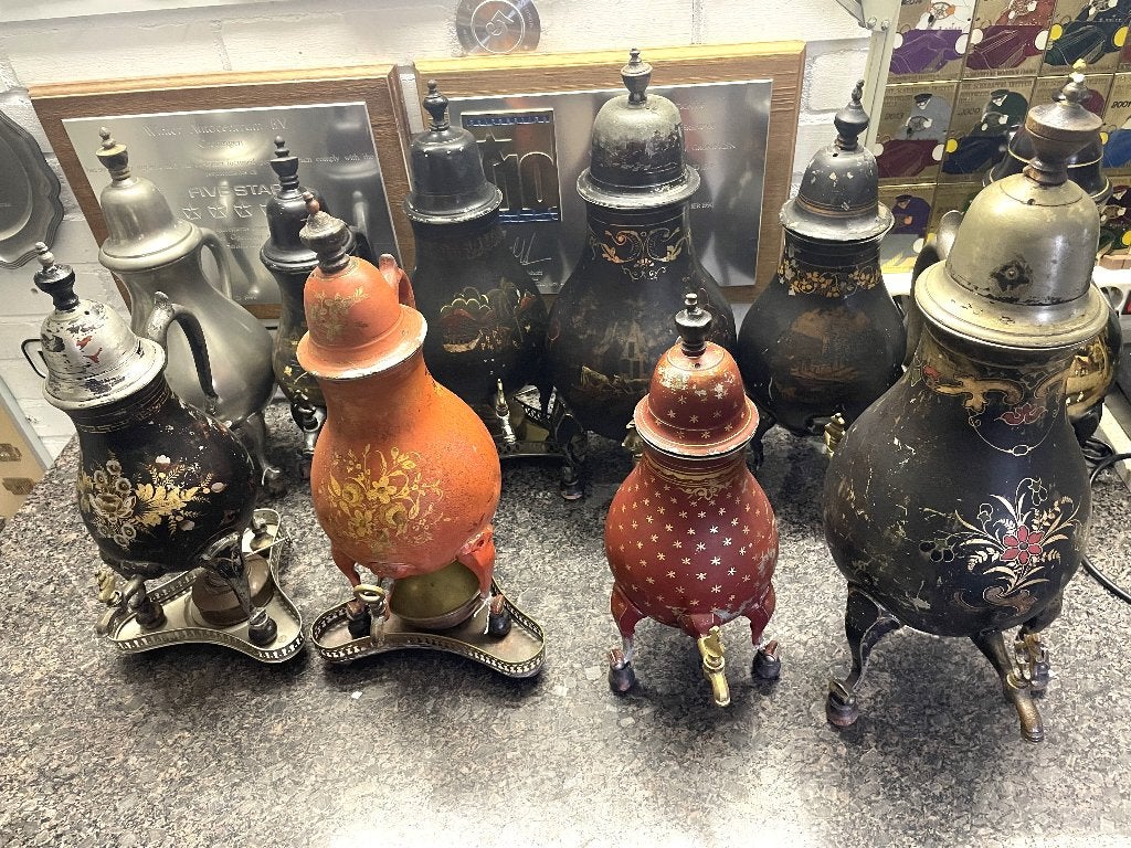 antieke tinnen koffiekannen, Antiek en Kunst, Ophalen