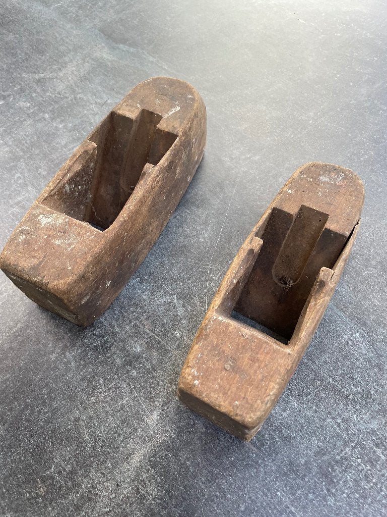 Antiek gereedschap- twee blokschaven, Ophalen of Verzenden