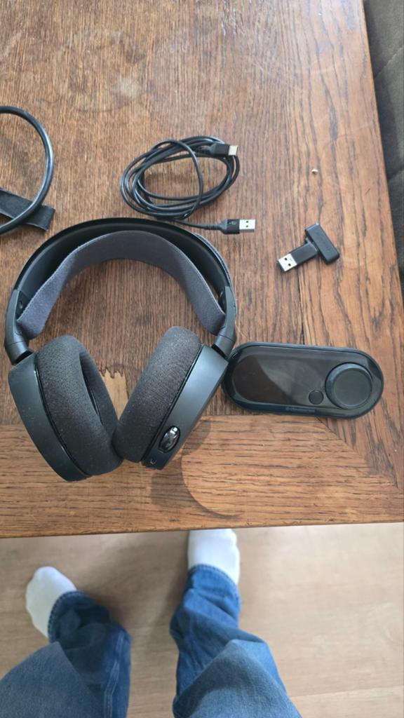 Steelseries Arctis Pro Wireless met GameDAC, Computers en Software, Headsets, Steelseries Artics Pro, Mute-functie, Ophalen of Verzenden