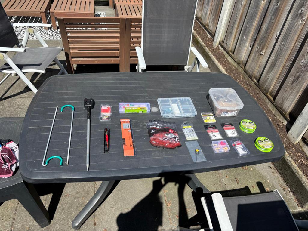 Beginners set om te vissen, Ophalen, Gebruikt