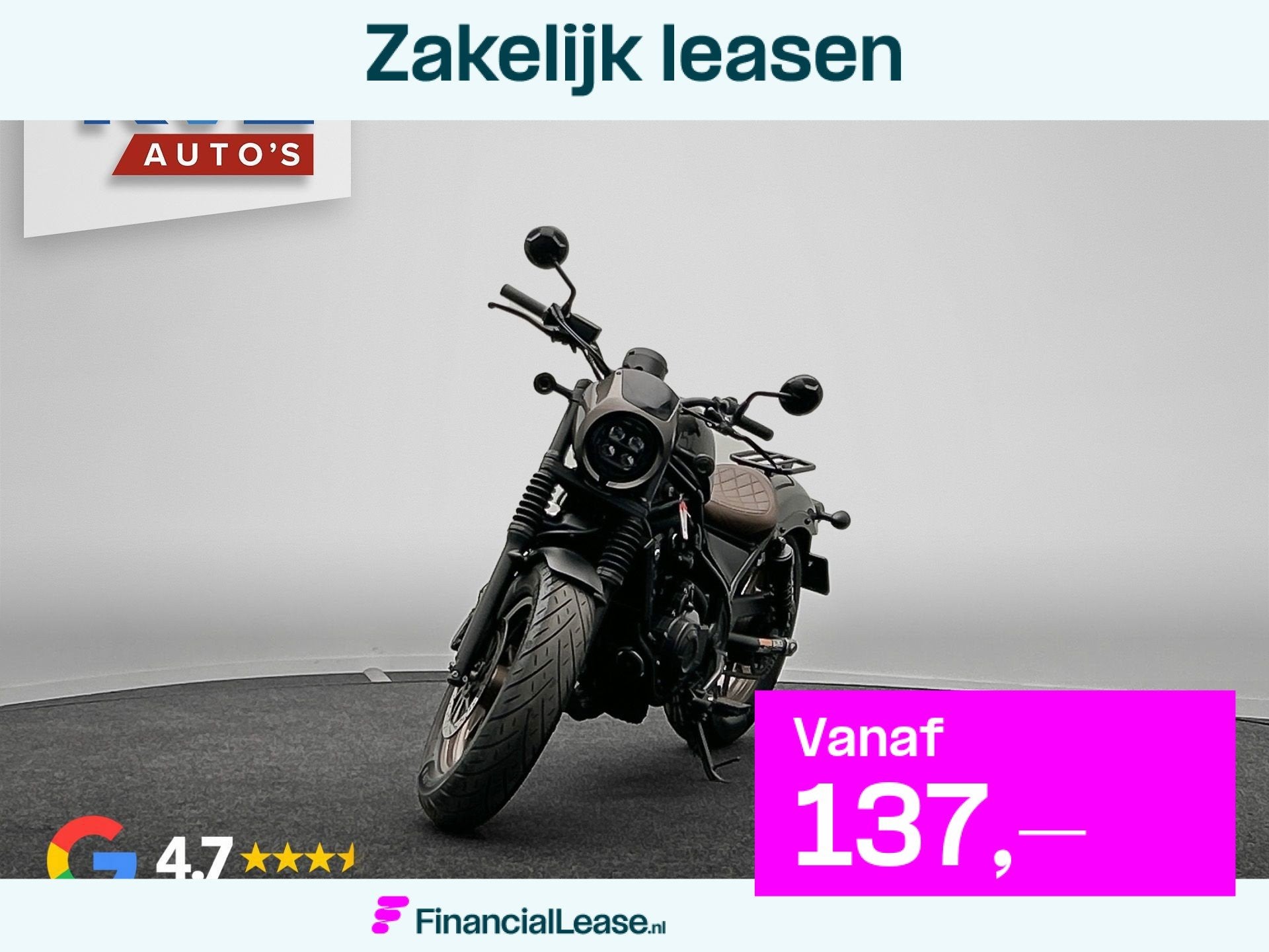 Honda Chopper CMX 500 Rebel Unieke Chopper Special Edition |, Chopper, Bedrijf, ABS, 471 cc