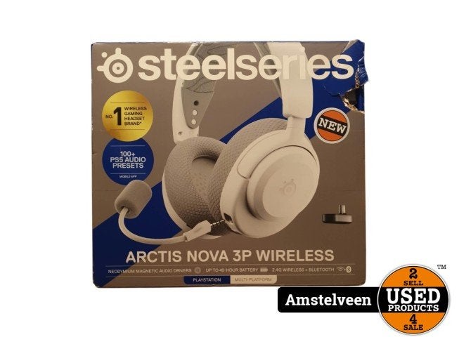 STEELSERIES Arctis Nova 3P PS5 PS4 Over-ear Wit | Nieuw, Flex Ltd., Nieuw, https://flex.com/contact-us, Nobelstraat 10, 5807 GA Oostrum LB, Limburg, Nederland