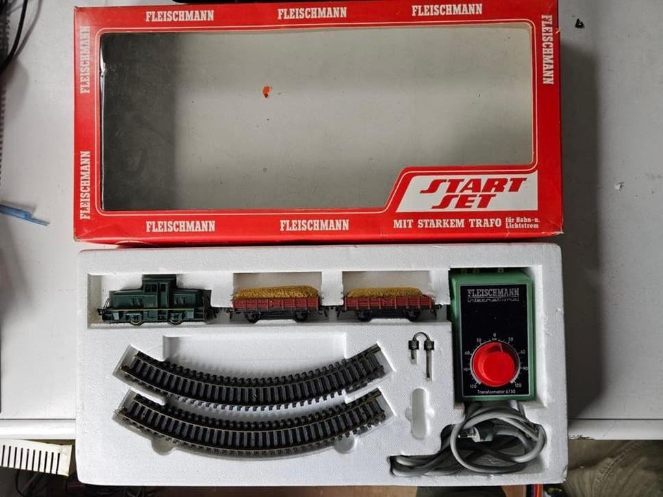 Modeltrein Ho fleischmann set 6320, zgan in doos, Treinset, Gelijkstroom, Fleischmann, Ophalen of Verzenden