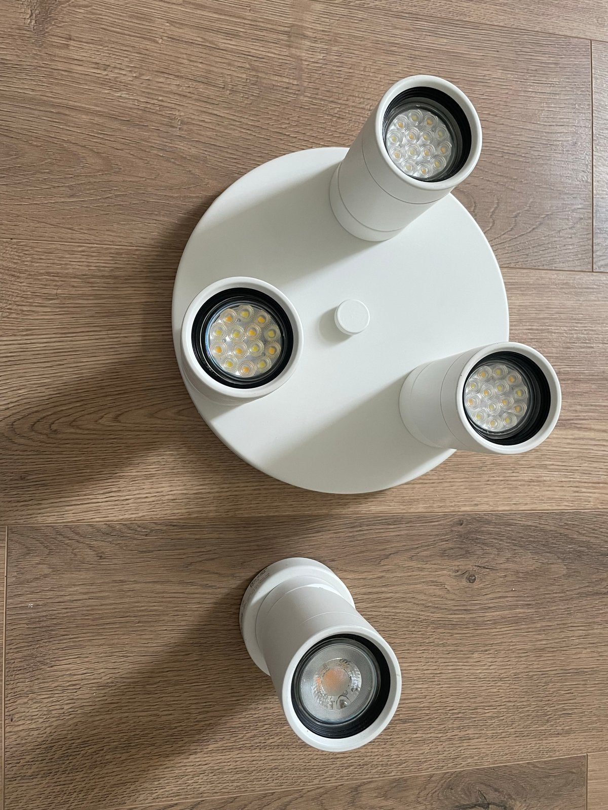 Ikea NAYMÅNE plafondspots, GU10, Ophalen of Verzenden, Zo goed als nieuw, LED