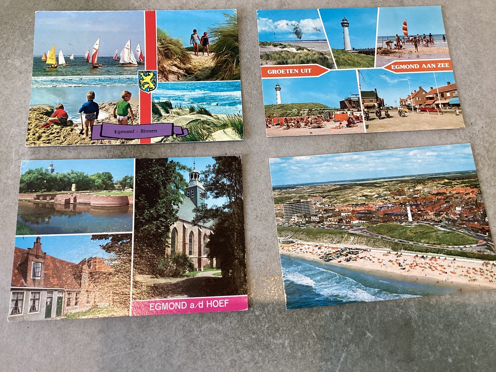 Egmond aan Zee.     8 ansichtkaarten, Ophalen of Verzenden, Noord-Holland