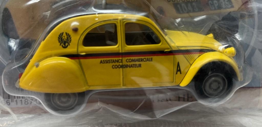 1:43 Norev, Citroën 2CV (Reclame van de zaak) , 1957, Ophalen of Verzenden, Nieuw, Auto, Norev