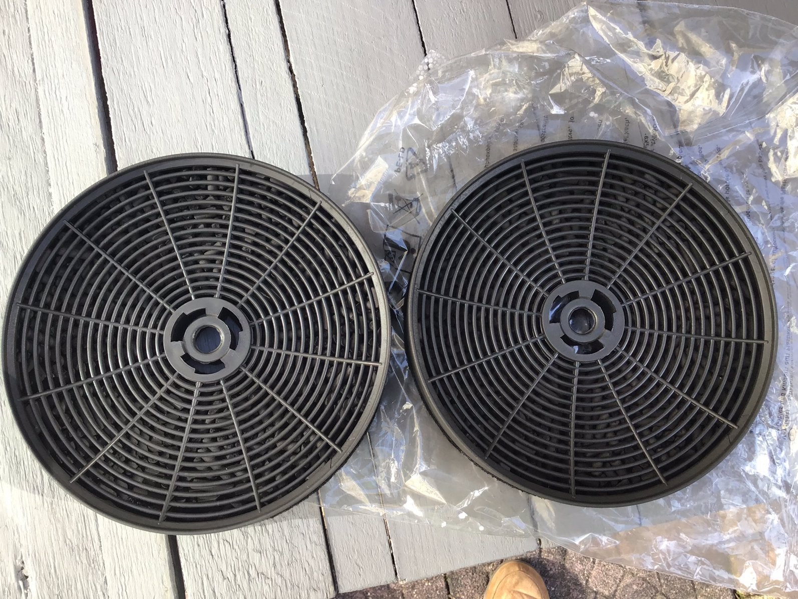 Koolstof filters voor recirculatie afzuigkap klarstein alina, Ophalen of Verzenden, Zo goed als nieuw, 200 tot 400 m³ per uur