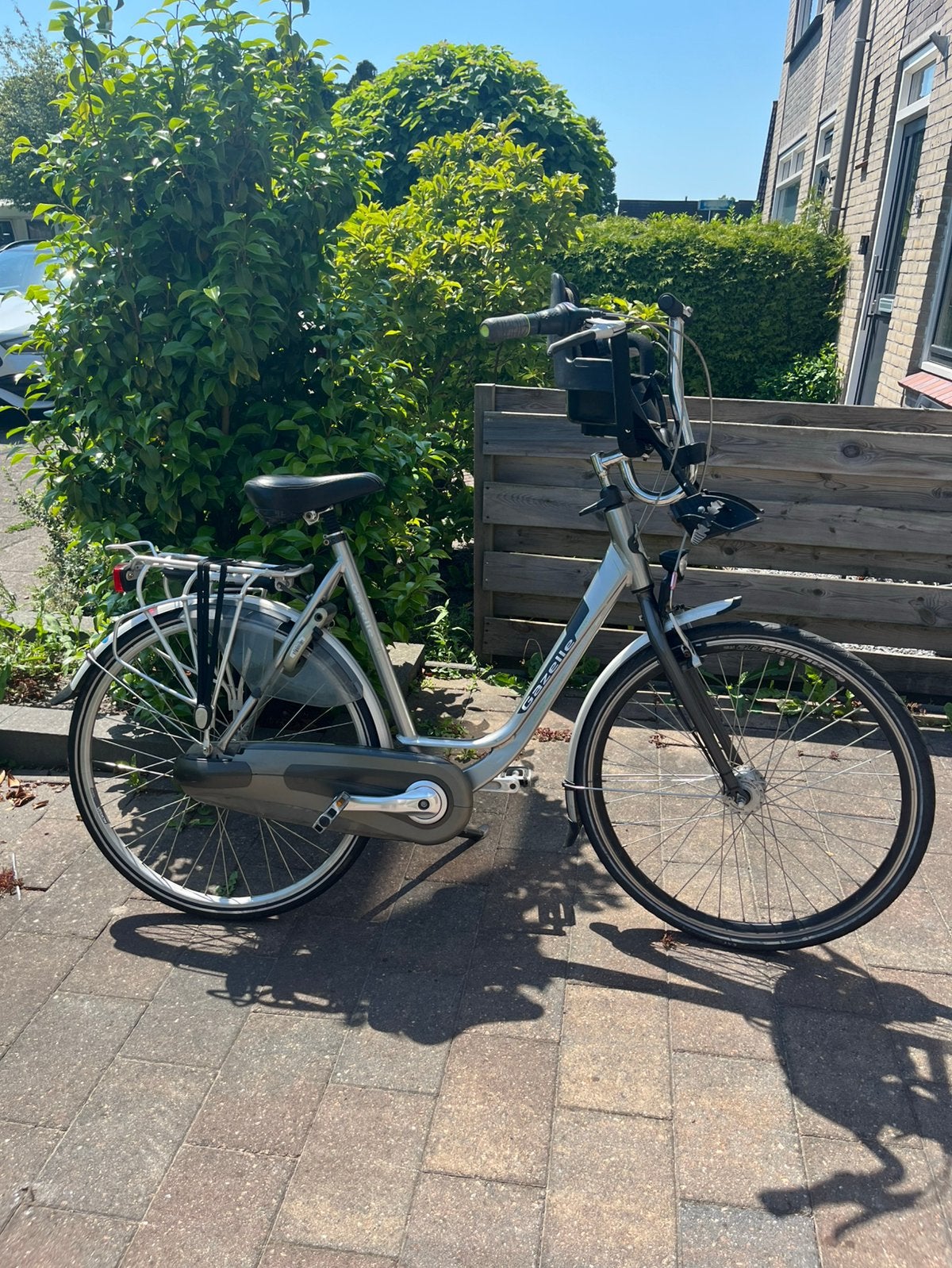 Gazelle orange moederfiets - uitstekende staat!, 2 zitjes, Versnellingen, Zo goed als nieuw, Gazelle