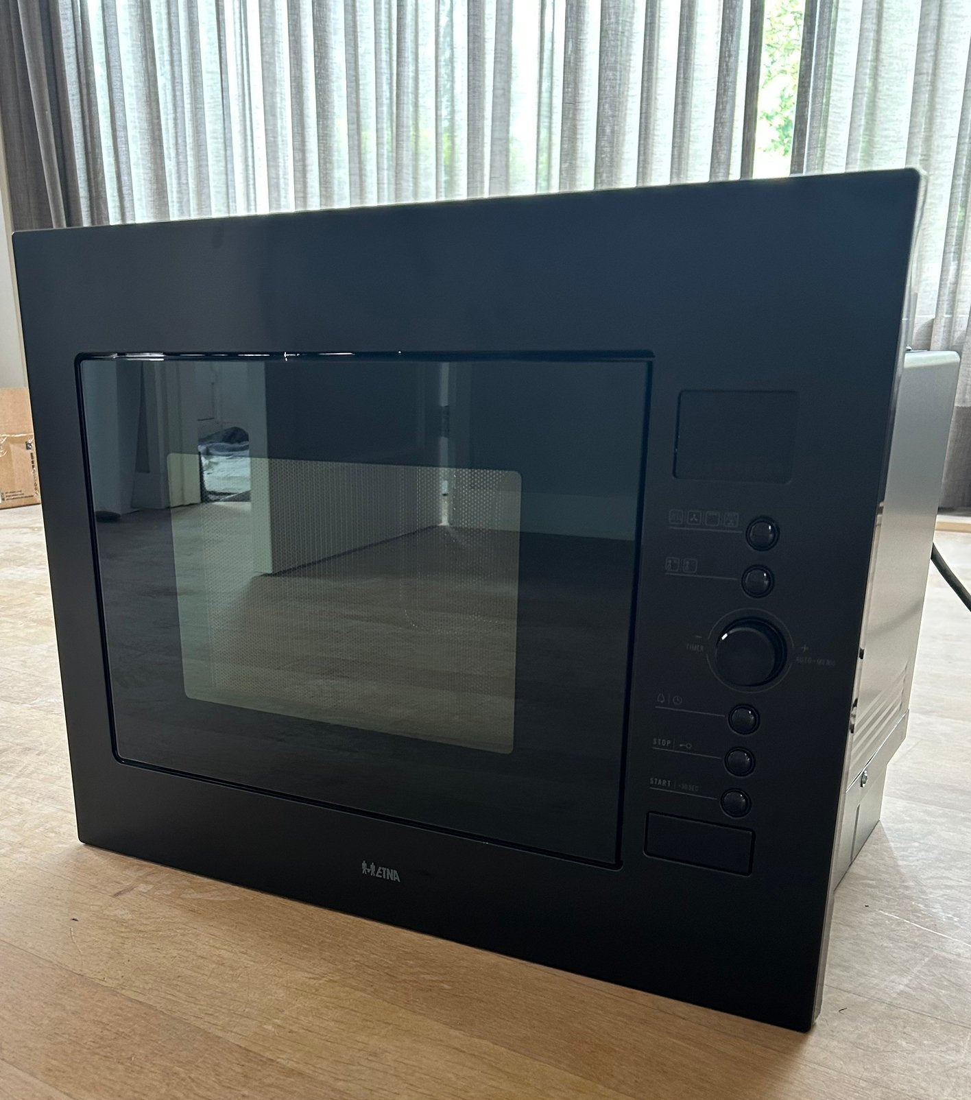 Zo goed als nieuwe Etna combi magnetron, Ophalen, 45 tot 50 cm, 60 cm of meer, Inbouw