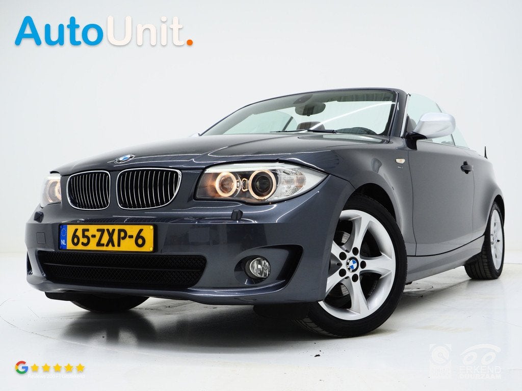 BMW 1-SERIE CABRIOLET 118i Exclusive Edition | NL Auto | Led, Auto's, BMW, Bedrijf, Te koop, 1-Serie, ABS, Airbags, Airconditioning